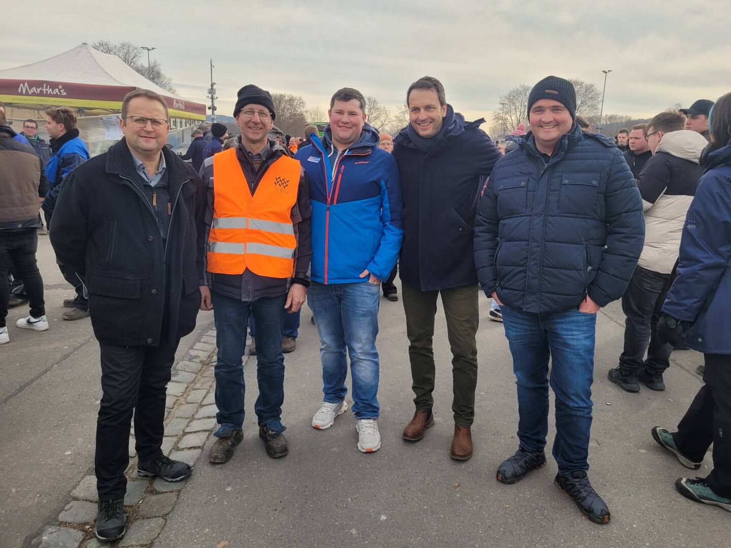 Bei der LsV-Kundgebung in Stuttgart sprach Jrgen Maurer stelltvertretend fr den LBV.